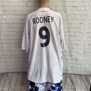 2007-2009 England Rooney Home kit XXXL  NWT